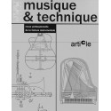 VERGEZ, C., GUILLEMAIN, P. : "Modélisation, synthèse sonore et prototypage virtuel des instruments à vent"
